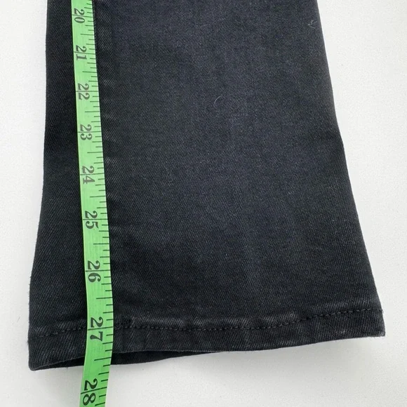 Good American Power Stretch Pull-On Straight Ankle Black Jeans, Size Small NWT - Picture 6 of 16